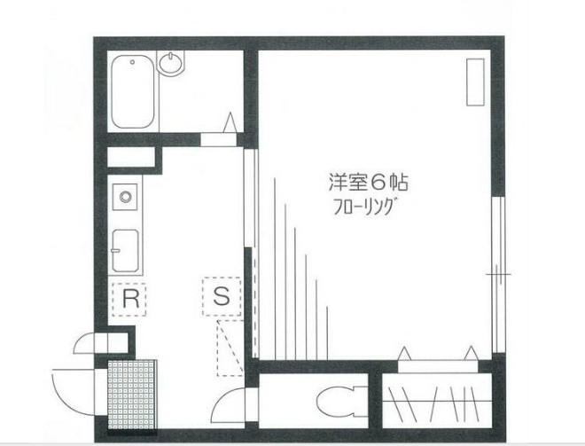 KSHOUSE(1K/1階)の間取り写真