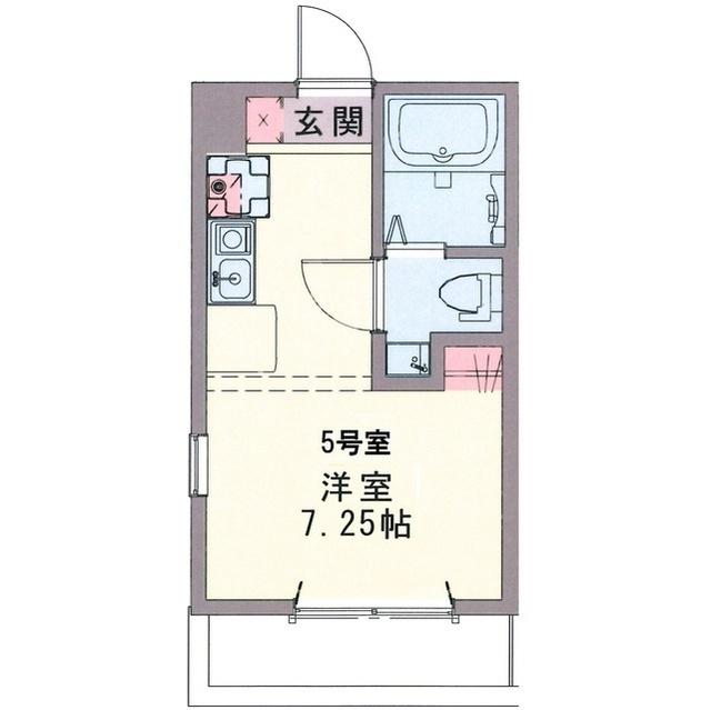 コスタ横須賀中央(ワンルーム/3階)の間取り写真