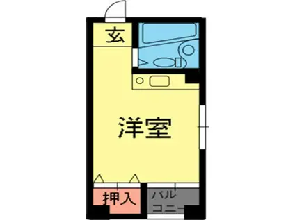 コンフォート乃ぞみ(ワンルーム/6階)の間取り写真