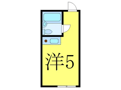 目白ガーデン(ワンルーム/2階)の間取り写真