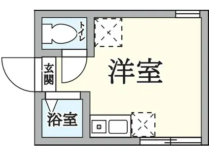 TM渡田向町(ワンルーム/1階)の間取り写真