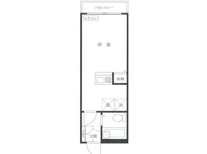 日興パレス東武練馬(ワンルーム/3階)の間取り写真