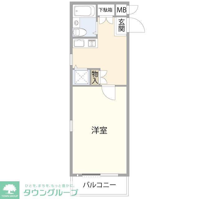 スターホームズ千歳烏山(1K/3階)の間取り写真