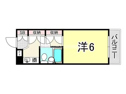 アーバンヴィレッジ武庫之荘(1K/4階)の間取り写真