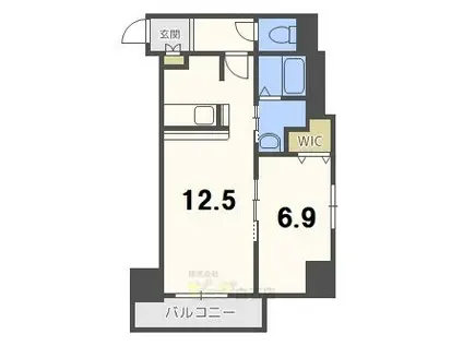 サンコート本郷通ガーデンヒルズ(1LDK/7階)の間取り写真