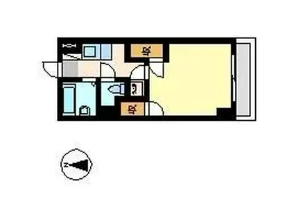 VEGA本厚木(1K/3階)の間取り写真