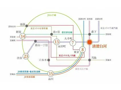 プラウドフラット清澄白河II(1K/4階)の間取り写真