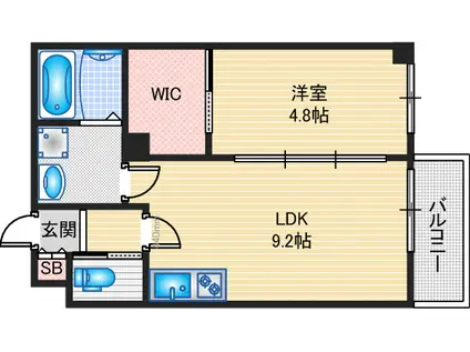 NUT SYOJAKU(1LDK/3階)の間取り写真