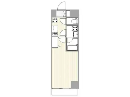 プレニーズ五反野MAXIV(1K/4階)の間取り写真