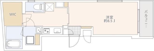 GRANDUO高円寺V(1K/1階)の間取り写真