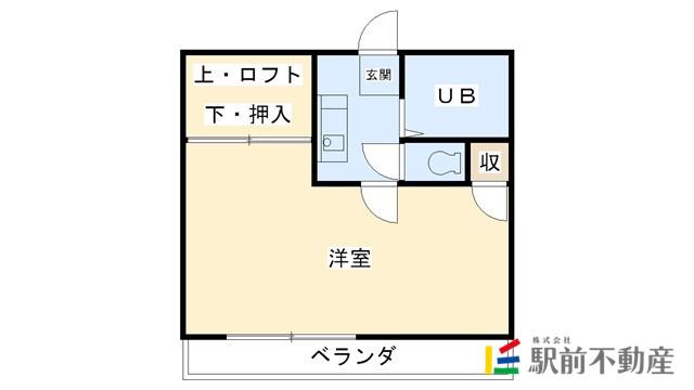メゾンブランセ(1K/5階)の間取り写真