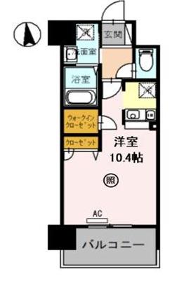 ONLYONE宝塚駅前(ワンルーム/5階)の間取り写真