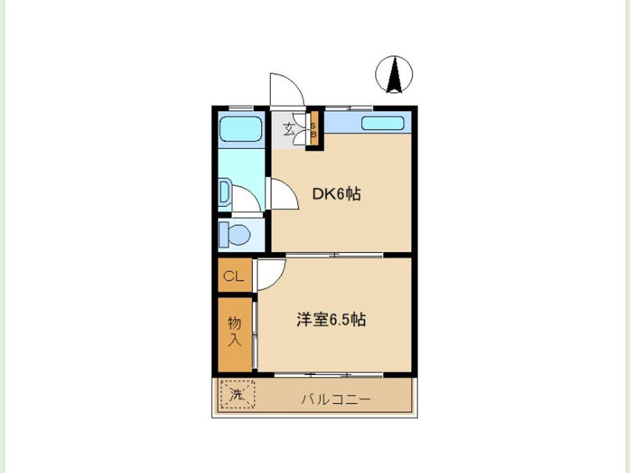 千代田ハイツ(1DK/3階)の間取り写真