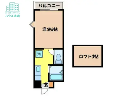 ザ・シーズンズ(ワンルーム/3階)の間取り写真