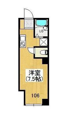 すざくHOUSE(ワンルーム/1階)の間取り写真