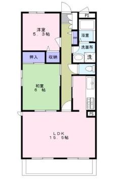 グランメゾンKS(2LDK/3階)の間取り写真