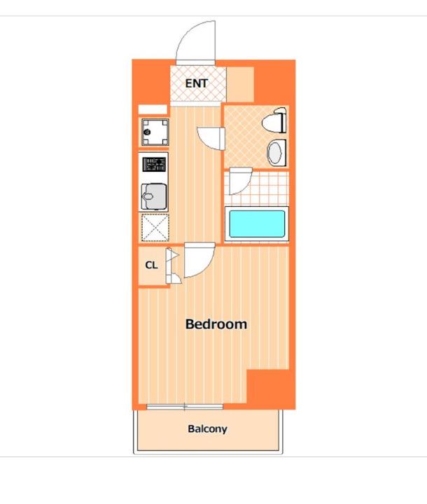 SHOKEN RESIDENCE横浜戸部II(1K/3階)の間取り写真