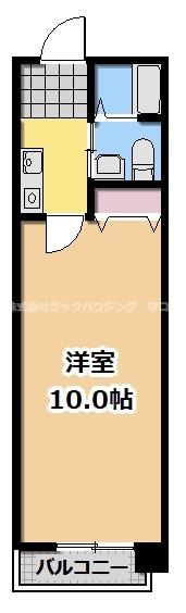 ピアメゾン(1K/1階)の間取り写真