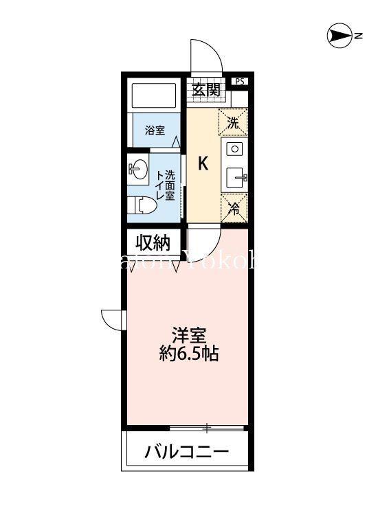 レガーロ新横浜(1K/1階)の間取り写真