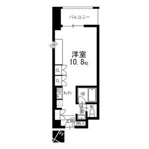 RITZY本山(1K/2階)の間取り写真