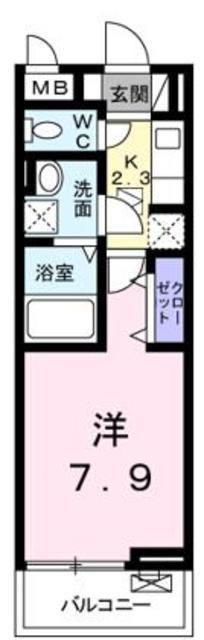 レジデンス南大塚(1K/1階)の間取り写真
