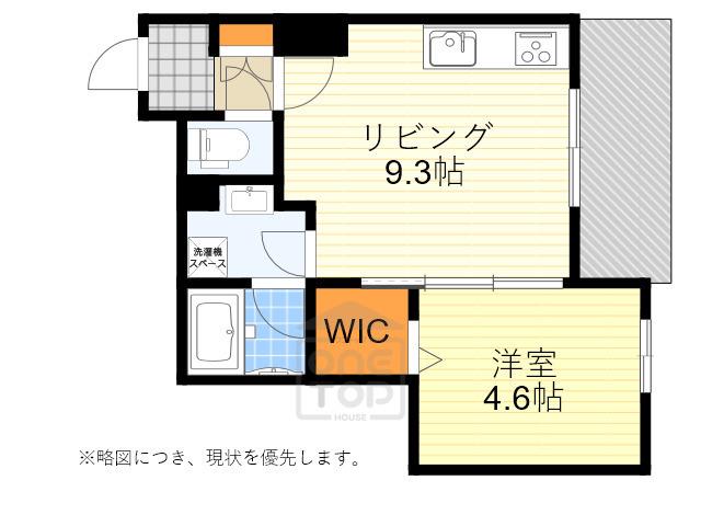 テラス クラーヴス(1LDK/2階)の間取り写真