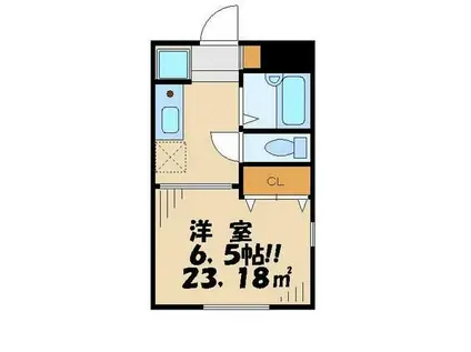 エバーコート永福(1K/1階)の間取り写真