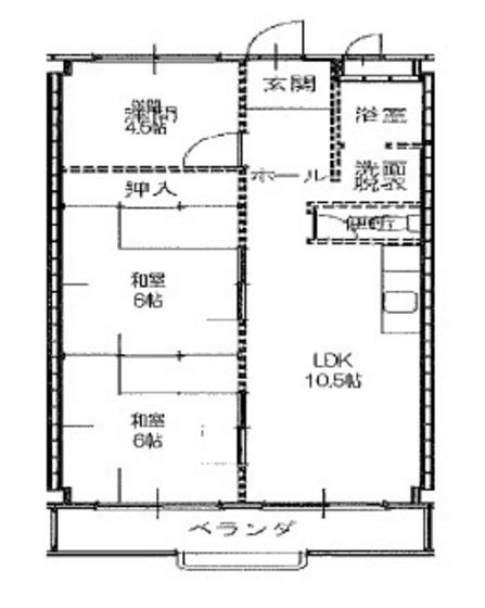 サンシャインイマ(3LDK/2階)の間取り写真