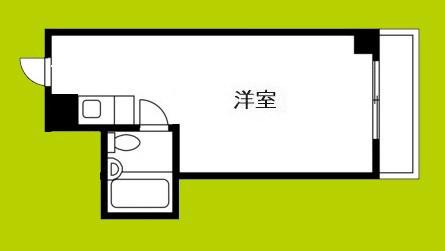 KAISEI上新庄(ワンルーム/2階)の間取り写真