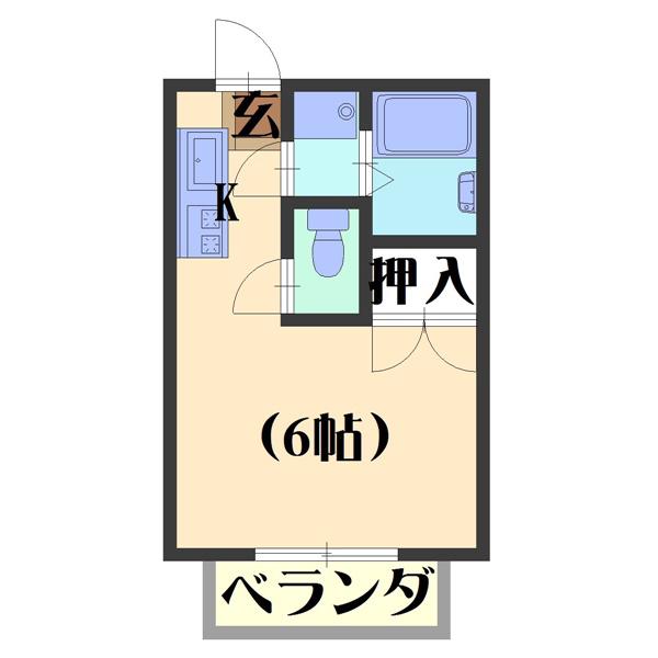 セフィラ21(1K/2階)の間取り写真