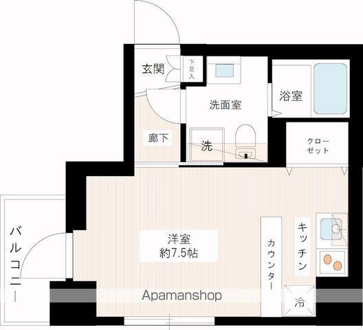 HYS NEXT 西巣鴨(ワンルーム/5階)の間取り写真