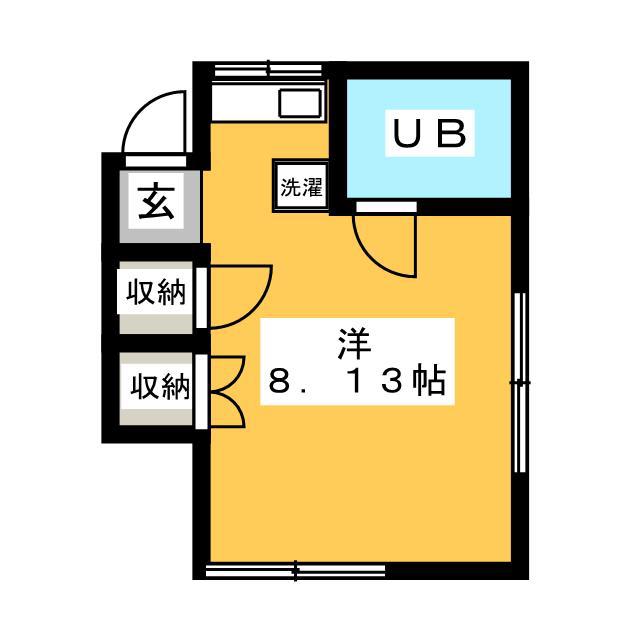 コーポMAKI(ワンルーム/2階)の間取り写真