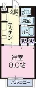 SURPLUS ONE サカイ(1K/2階)の間取り写真