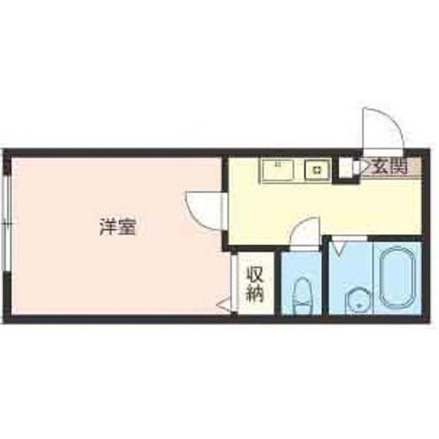 AQUA STAGE(1K/1階)の間取り写真