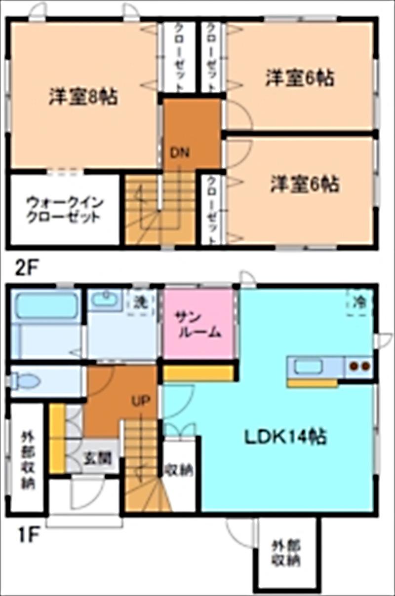 SHARE PORT(3LDK/1階)の間取り写真