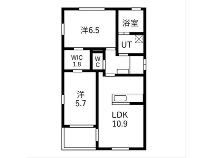セントラルハイム柊(2LDK/2階)の間取り写真