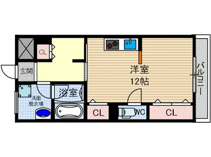 西駅前吉田マンション(ワンルーム/5階)の間取り写真