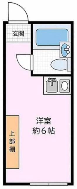 プレステージ中井(ワンルーム/1階)の間取り写真