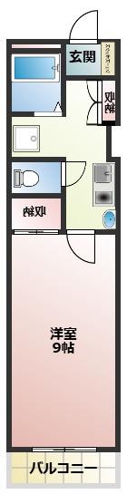グランシャリオ・SATOH(1K/2階)の間取り写真