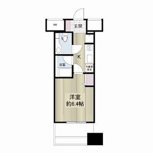 レジディア久屋大通(1K/8階)の間取り写真