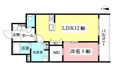 HEIMSTAETTE瑞鳳館(1LDK/3階)の間取り写真