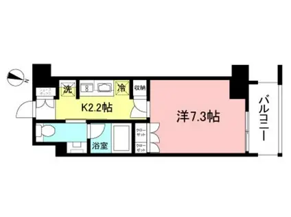 プライムメゾン方南町(1K/5階)の間取り写真