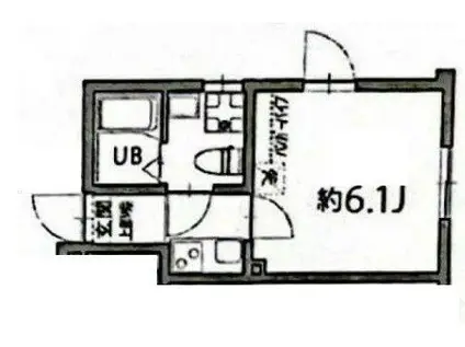 ルミエール(1K/3階)の間取り写真