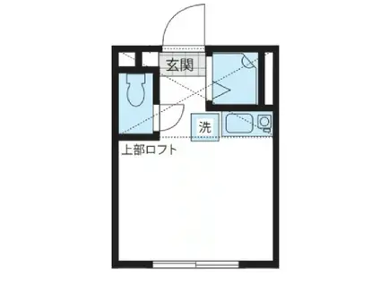 BELFORMA(ワンルーム/2階)の間取り写真