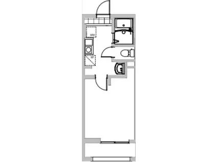 OPEN RISE大和田I(1K/1階)の間取り写真