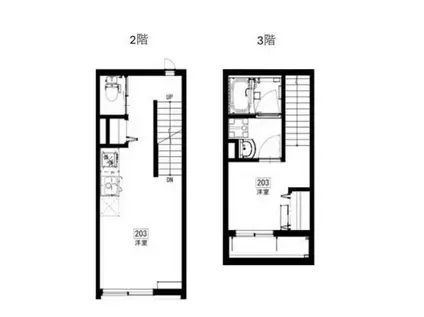 ソルナクレイシア練馬(1LDK/2階)の間取り写真