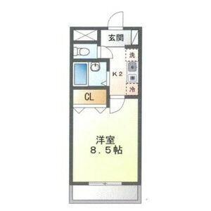 サンプラスIII(1K/3階)の間取り写真
