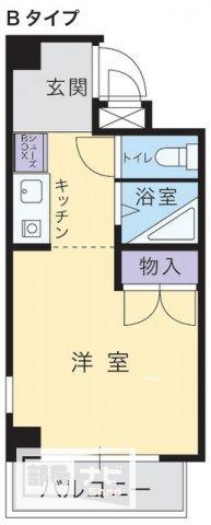アルファエステート昭和町(1K/3階)の間取り写真