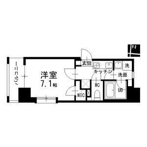 メイプルコート本山(1K/3階)の間取り写真