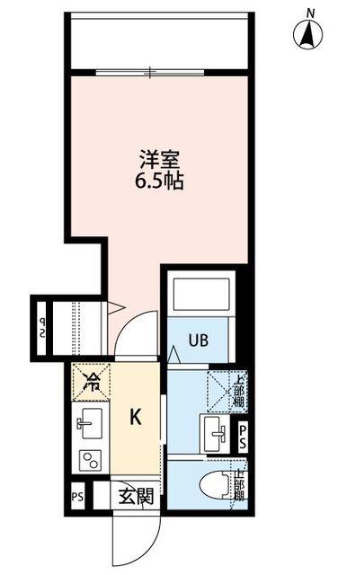 ROBOT HOME 蕨IV(1K/1階)の間取り写真